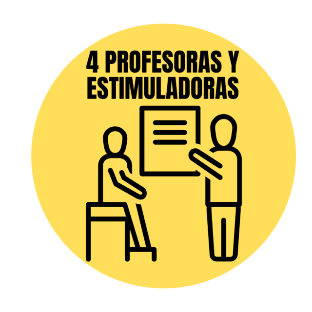 4 PROFESORAS Y ESTIMULADORAS