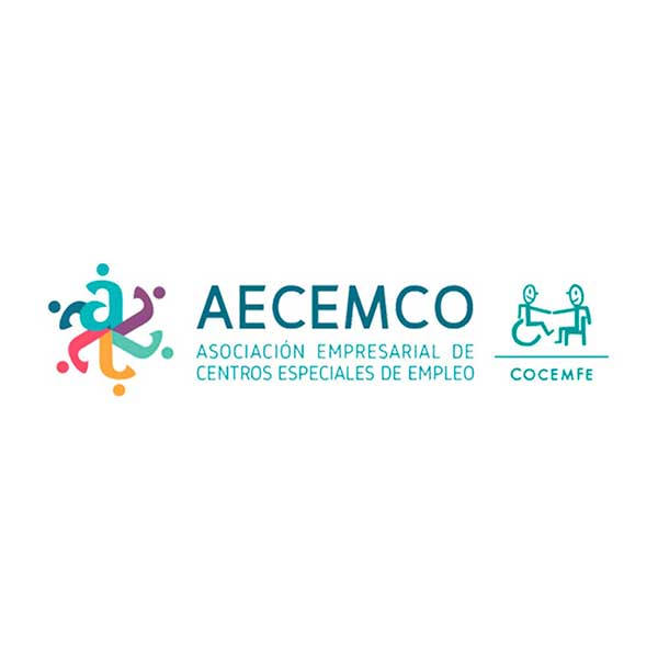 Logo AECEMCO. Asociación Empresarial de Centros Especiales de Empleo